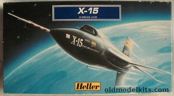 Heller 1/130 North American X-15, 80202 plastic model kit